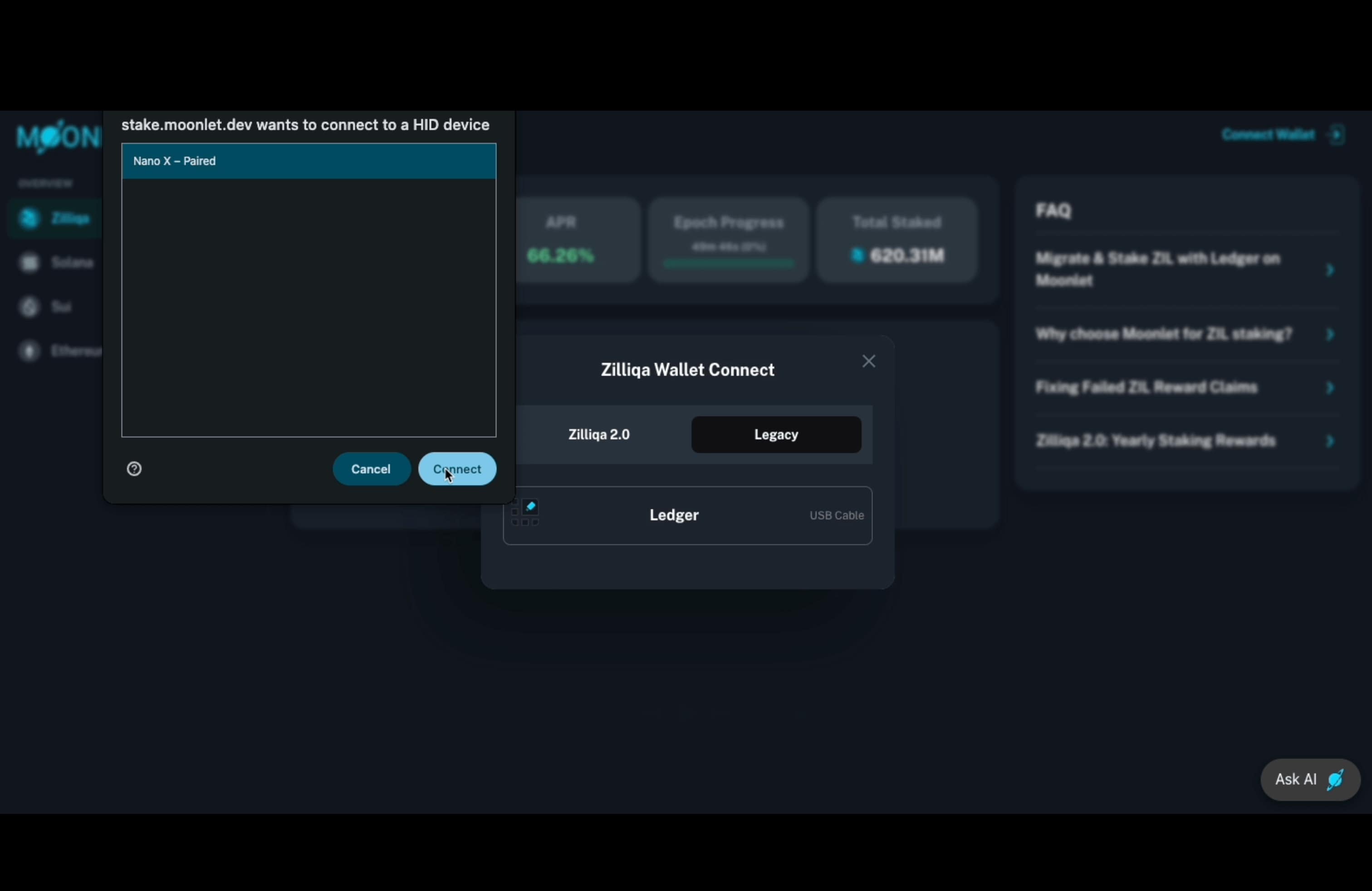Ledger Device Confirmation
